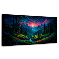 Cuadros Decorativos Canvas Revolution | Hermoso Atardecer | Panoramico | Portada