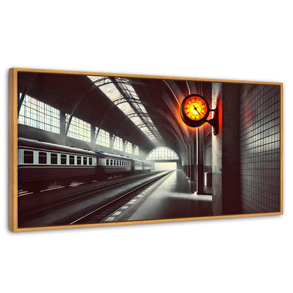 Cuadros Decorativos Canvas Revolution | Horas En Transito | Panoramico | Portada | Marco Negro