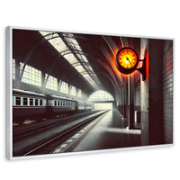 Cuadros Decorativos Canvas Revolution | Horas En Transito | Rectangular | Portada | Marco Blanco