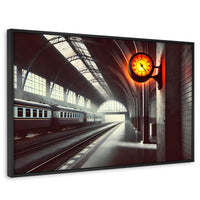 Cuadros Decorativos Canvas Revolution | Horas En Transito | Rectangular | Portada | Marco Negro