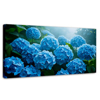 Cuadros Decorativos Canvas Revolution | Hortensias Azules | Panoramico | Portada | Marco SinMarco