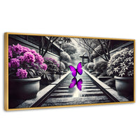 Cuadros Decorativos Canvas Revolution | Jardin En Vuelo | Panoramico | Portada | Marco Madera