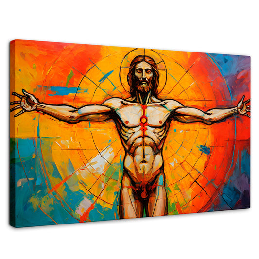 Cuadros Decorativos Canvas Revolution | Jesus Meditando | Rectangular | Portada