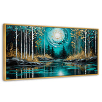 Cuadros Decorativos Canvas Revolution | Lago En Calma Tarde | Panoramico | Portada