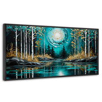 Cuadros Decorativos Canvas Revolution | Lago En Calma Tarde | Panoramico | Portada