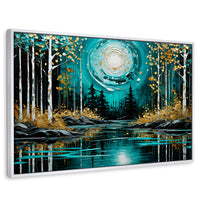 Cuadros Decorativos Canvas Revolution | Lago En Calma Tarde | Rectangular | Portada