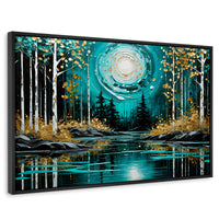 Cuadros Decorativos Canvas Revolution | Lago En Calma Tarde | Rectangular | Portada