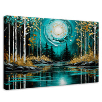 Cuadros Decorativos Canvas Revolution | Lago En Calma Tarde | Rectangular | Portada