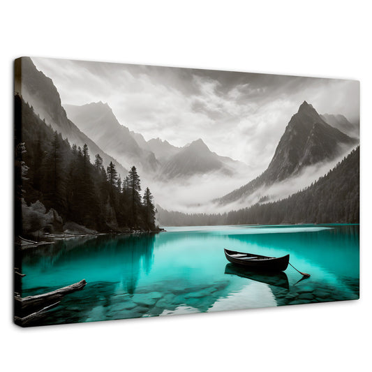 Cuadros Decorativos Canvas Revolution | Lago Esmeralda | Rectangular | Portada | Marco SinMarco