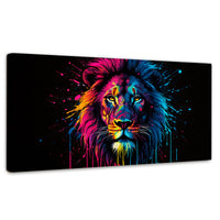 Cuadros Decorativos Canvas Revolution | Leon Cromatico | Panoramico | Portada | Marco SinMarco