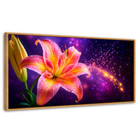 Cuadros Decorativos Canvas Revolution | Lirio Celestial | Panoramico | Portada