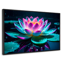 Cuadros Decorativos Canvas Revolution | Loto Brillo Divino | Rectangular | Portada