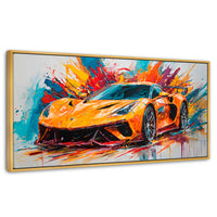 Cuadros Decorativos Canvas Revolution | Lotus Deportivo | Panoramico | Portada | Marco Dorado