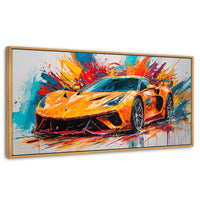 Cuadros Decorativos Canvas Revolution | Lotus Deportivo | Panoramico | Portada | Marco Madera