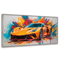 Cuadros Decorativos Canvas Revolution | Lotus Deportivo | Panoramico | Portada | Marco Plateado