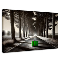 Cuadros Decorativos Canvas Revolution | Maleta Solitaria | Rectangular | Portada | Marco SinMarco