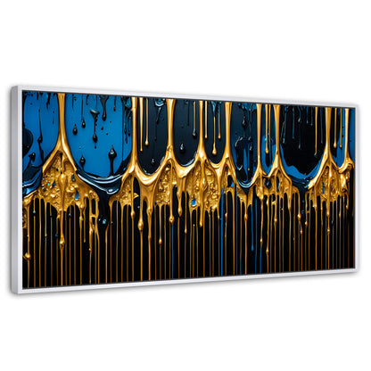 Cuadros Decorativos Canvas Revolution | Mareas Vibrantes | Panoramico | Portada | Marco Dorado