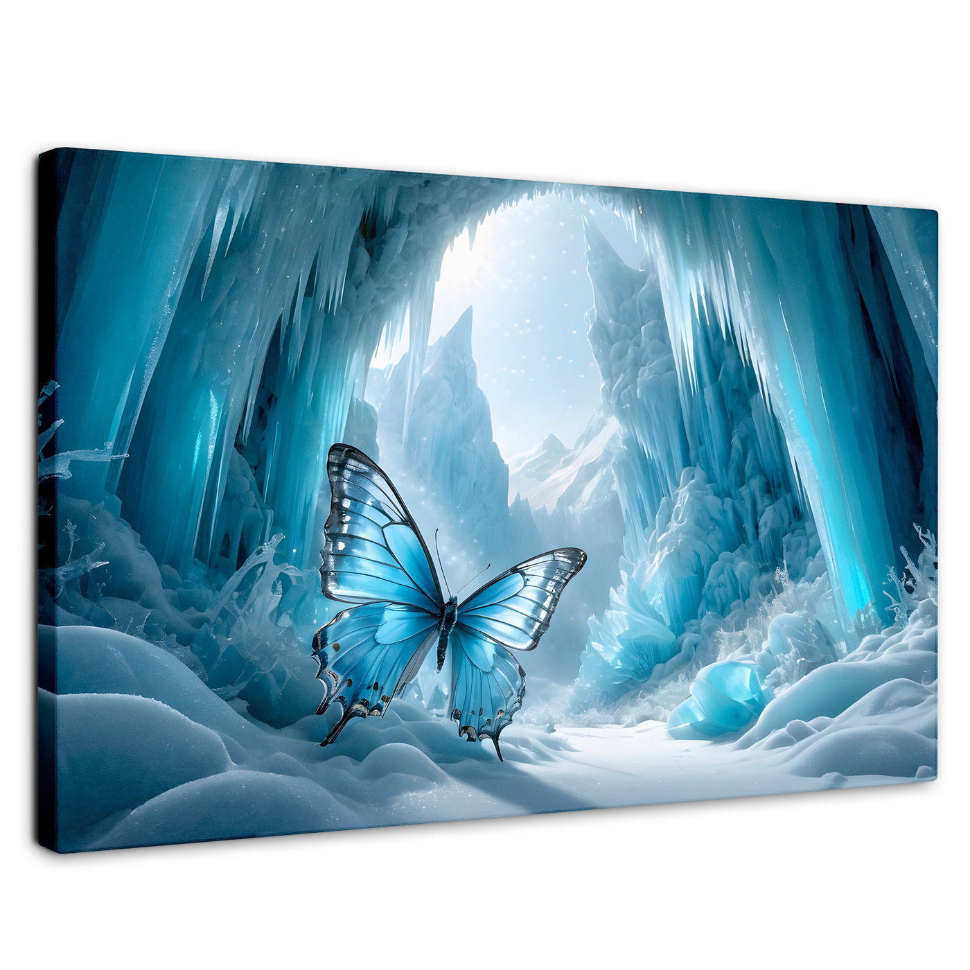 Cuadros Decorativos Canvas Revolution | Mariposa Glacial | Rectangular | Portada | Marco SinMarco