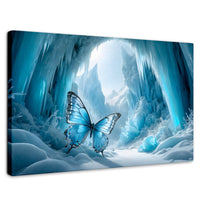 Cuadros Decorativos Canvas Revolution | Mariposa Glacial | Rectangular | Portada | Marco SinMarco