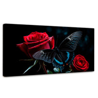 Cuadros Decorativos Canvas Revolution | Mariposa Nocturna | Panoramico | Portada | Marco SinMarco