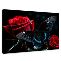 Cuadros Decorativos Canvas Revolution | Mariposa Nocturna | Rectangular | Portada | Marco SinMarco