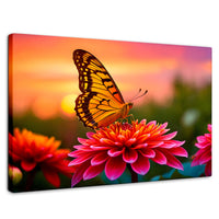 Cuadros Decorativos Canvas Revolution | Mariposa Radiante | Rectangular | Portada | Marco SinMarco