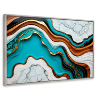 Cuadros Decorativos Canvas Revolution | Marmol Acuatico | Rectangular | Portada