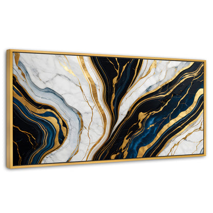 Cuadros Decorativos Canvas Revolution | Marmol Lujoso Oro | Panoramico | Portada