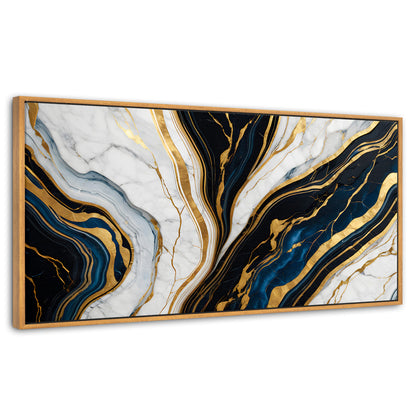 Cuadros Decorativos Canvas Revolution | Marmol Lujoso Oro | Panoramico | Portada