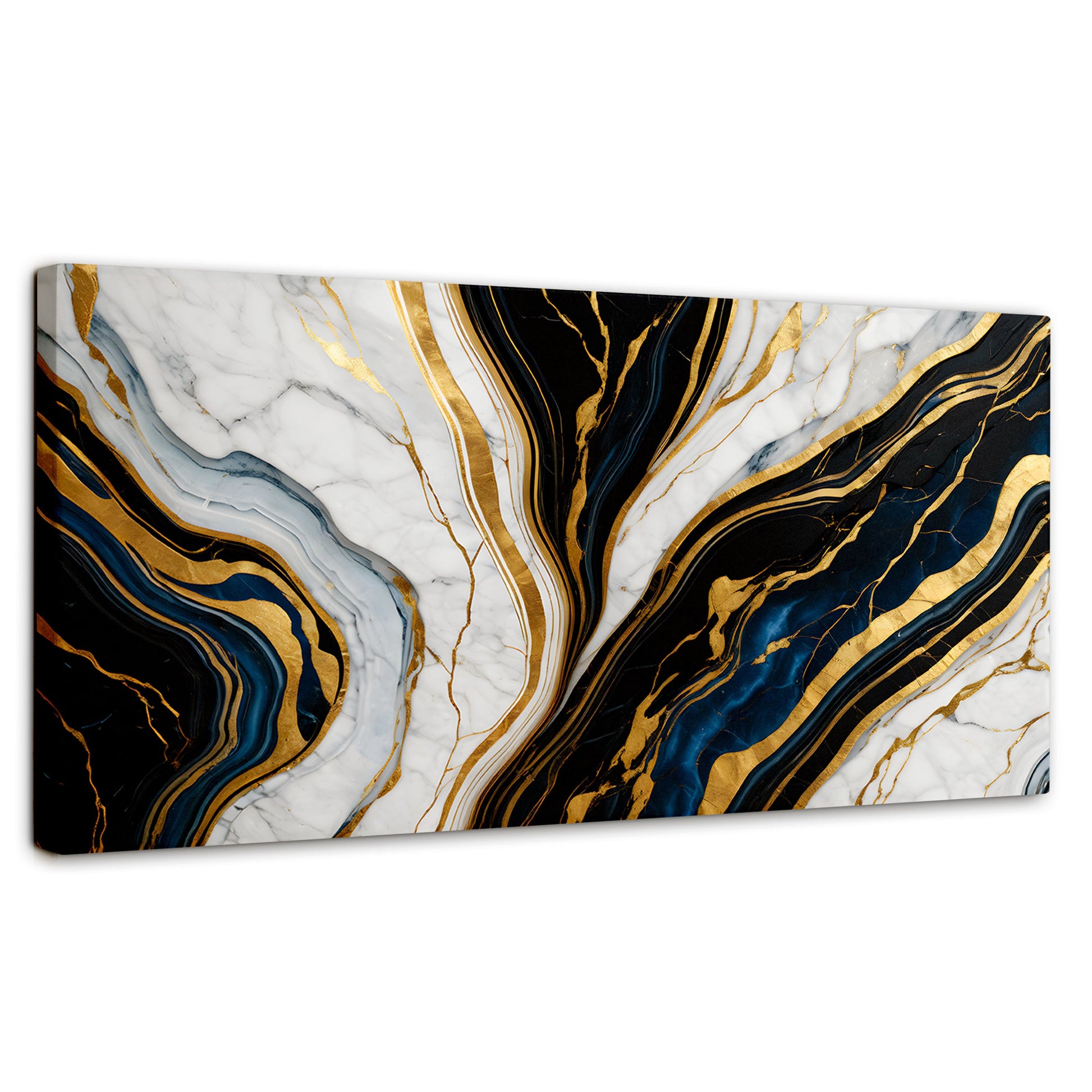 Cuadros Decorativos Canvas Revolution | Marmol Lujoso Oro | Panoramico | Portada