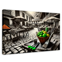 Cuadros Decorativos Canvas Revolution | Mercado Natural | Rectangular | Portada | Marco SinMarco