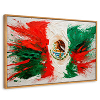 Cuadros Decorativos Canvas Revolution | Mexico Bandera | Rectangular | Portada