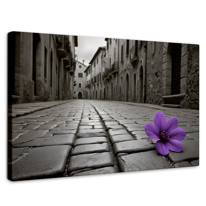 Cuadros Decorativos Canvas Revolution | Morado Callejero | Rectangular | Portada | Marco SinMarco