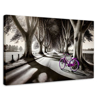 Cuadros Decorativos Canvas Revolution | Morado Natural | Rectangular | Portada | Marco SinMarco