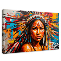 Cuadros Decorativos Canvas Revolution | Nativo Colorido | Rectangular | Portada | Marco SinMarco
