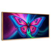 Cuadros Decorativos Canvas Revolution | Nebulosa Radiante | Panoramico | Portada | Marco Negro