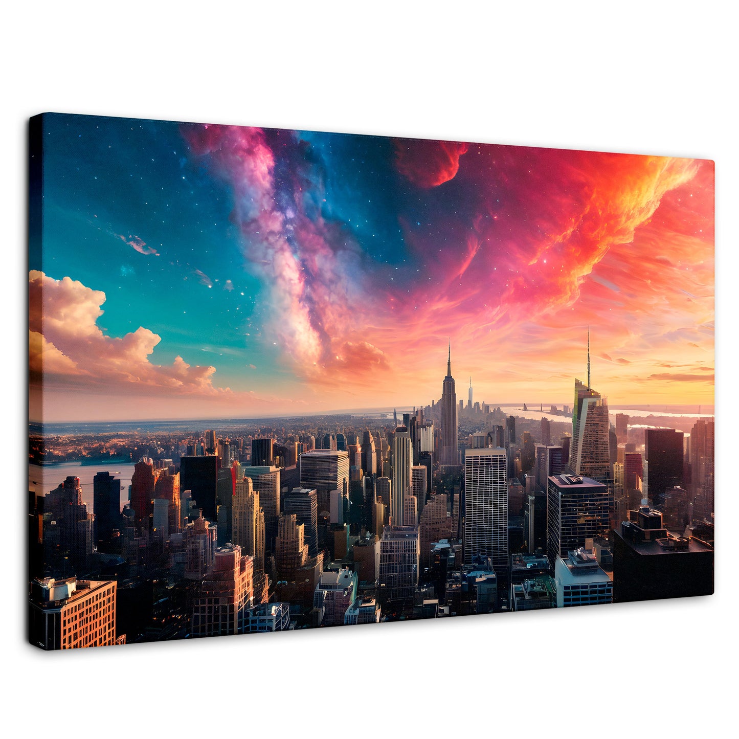 Cuadros Decorativos Canvas Revolution | New York Nebuloso | Rectangular | Portada