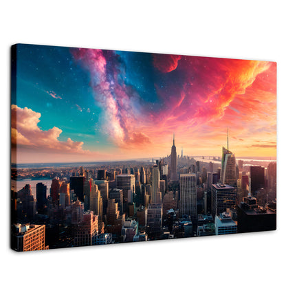 Cuadros Decorativos Canvas Revolution | New York Nebuloso | Rectangular | Portada