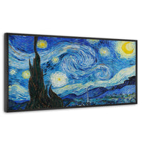Cuadros Decorativos Canvas Revolution | Noche Estrellada Por Vincent Van Gogh | Panoramico | Portada