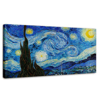 Cuadros Decorativos Canvas Revolution | Noche Estrellada Por Vincent Van Gogh | Panoramico | Portada