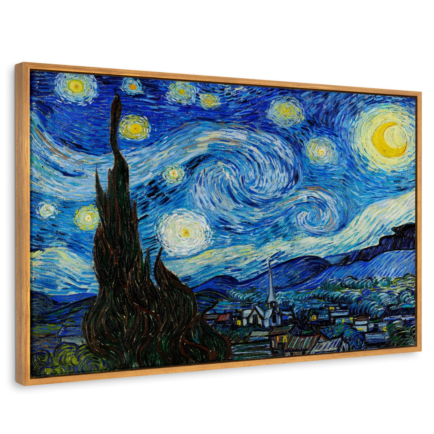 Cuadros Decorativos Canvas Revolution | Noche Estrellada Por Vincent Van Gogh | Rectangular | Portada