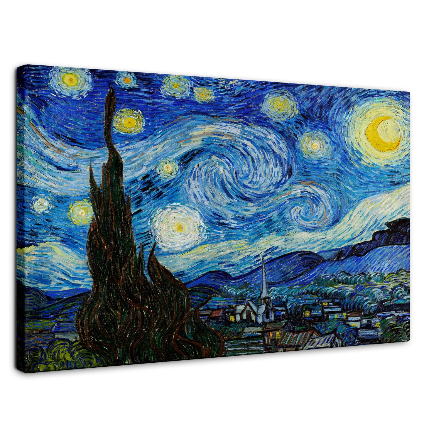 Cuadros Decorativos Canvas Revolution | Noche Estrellada Por Vincent Van Gogh | Rectangular | Portada