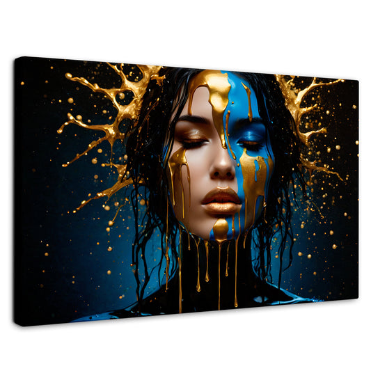 Cuadros Decorativos Canvas Revolution | Nocturno Dorado | Rectangular | Portada