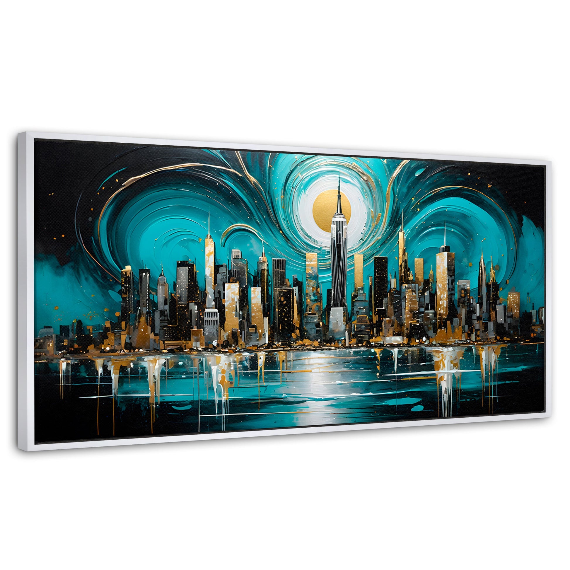 Cuadros Decorativos Canvas Revolution | Nueva York Brilla | Panoramico | Portada