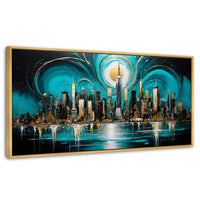 Cuadros Decorativos Canvas Revolution | Nueva York Brilla | Panoramico | Portada