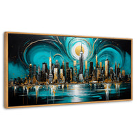 Cuadros Decorativos Canvas Revolution | Nueva York Brilla | Panoramico | Portada
