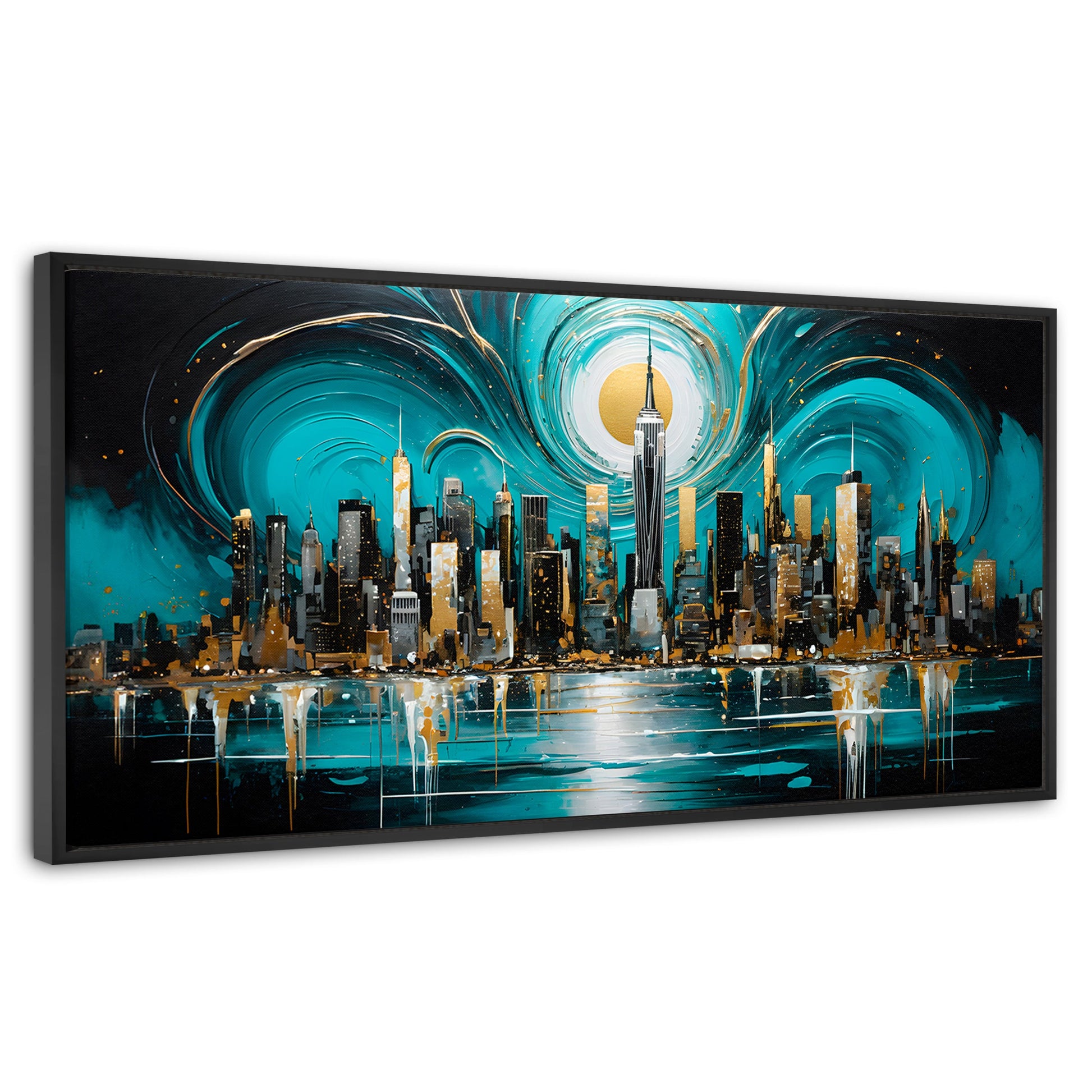 Cuadros Decorativos Canvas Revolution | Nueva York Brilla | Panoramico | Portada
