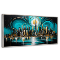 Cuadros Decorativos Canvas Revolution | Nueva York Brilla | Panoramico | Portada
