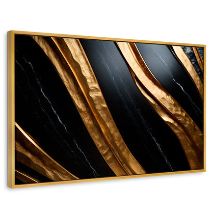 Cuadros Decorativos Canvas Revolution | Obsidiana Dorada | Rectangular | Portada