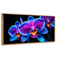 Cuadros Decorativos Canvas Revolution | Orquidea Radiante | Panoramico | Portada